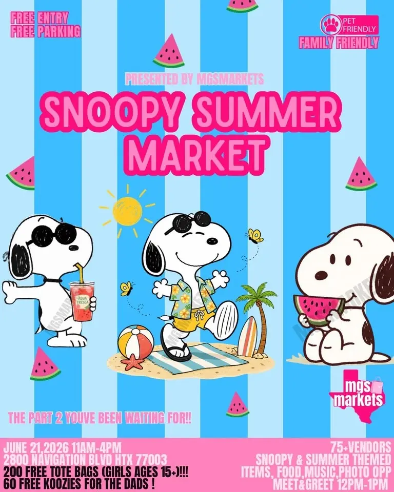 Snoopy summer market🩵🐶🍉