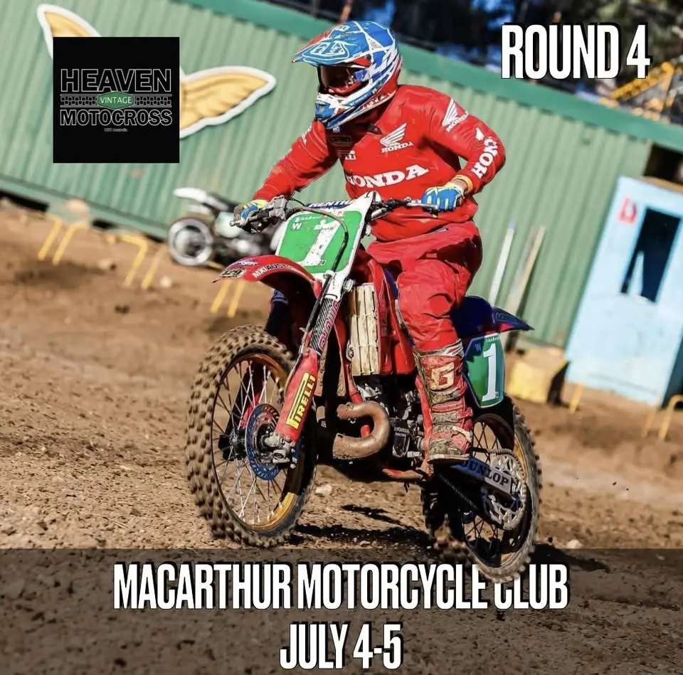 HEAVEN VMX ROUND 4 - MACARTHUR MOTORCYCLE CLUB