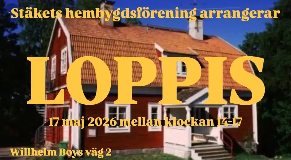 LOPPIS på Stäkets hembygdsförening (Gamla Stäketskolan)
