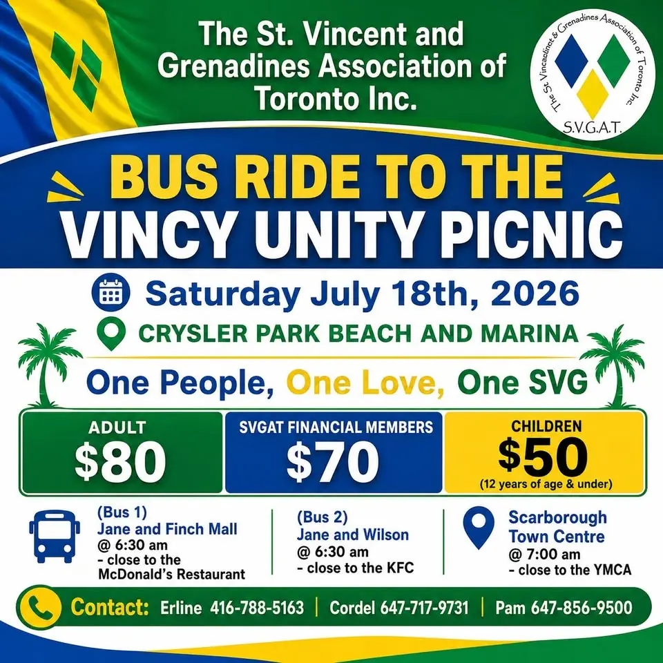 Bus Ride To The Vincy Unity Picnic