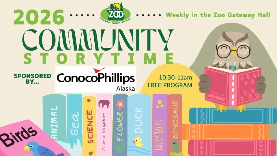 ZOO MEMBERS Weekly Community Storytime sponsored by ConocoPhillips Alaska