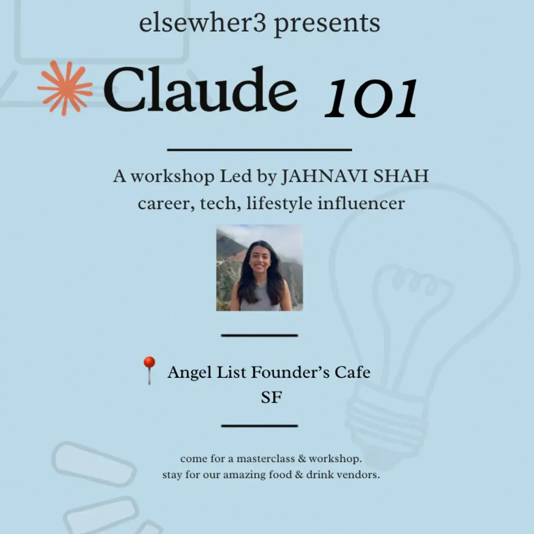 Claude 101 with Jahnavi Shah