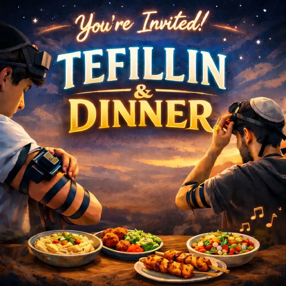 Tefillin & Dinner with Yossi Farro
