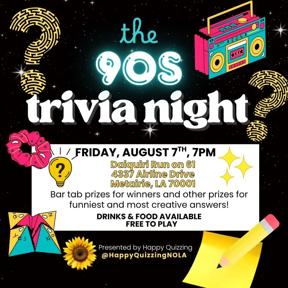 90’s Trivia Night