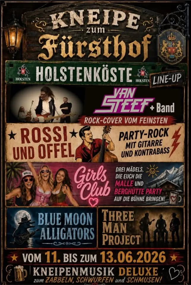 Van Steef Band rockt Holstenköste