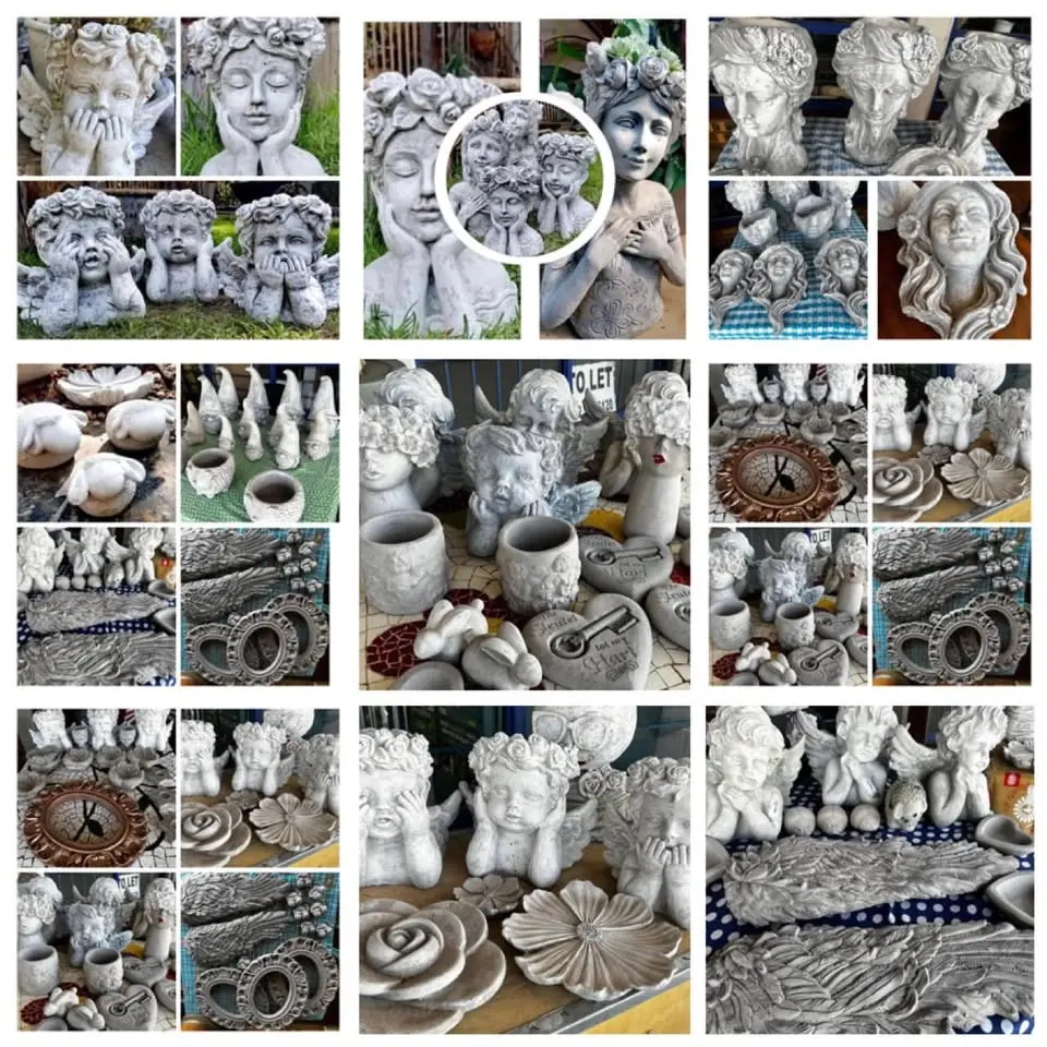 Cement /Ceramic Paint & Mixed Media from R200-R1485 depending on item you choose,call to book 