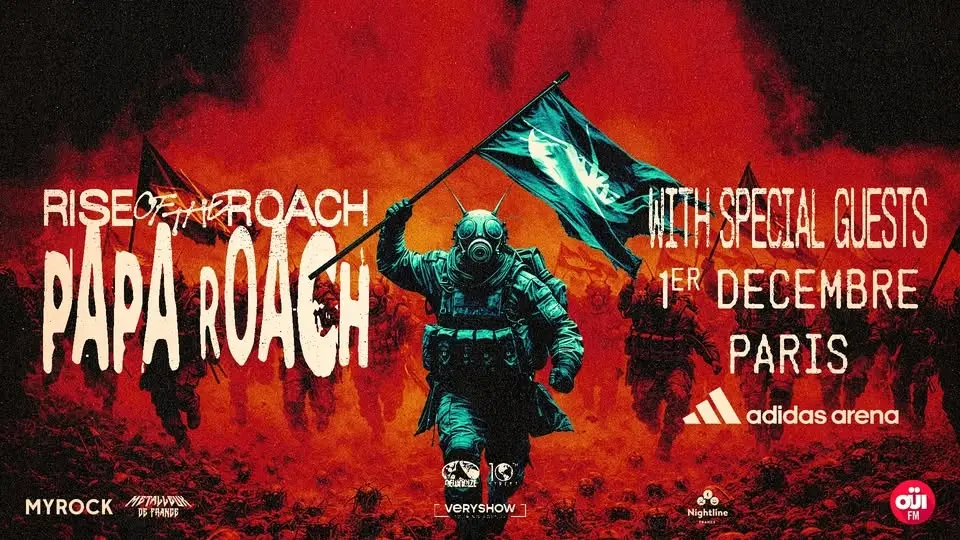 PAPA ROACH • adidas arena • Paris