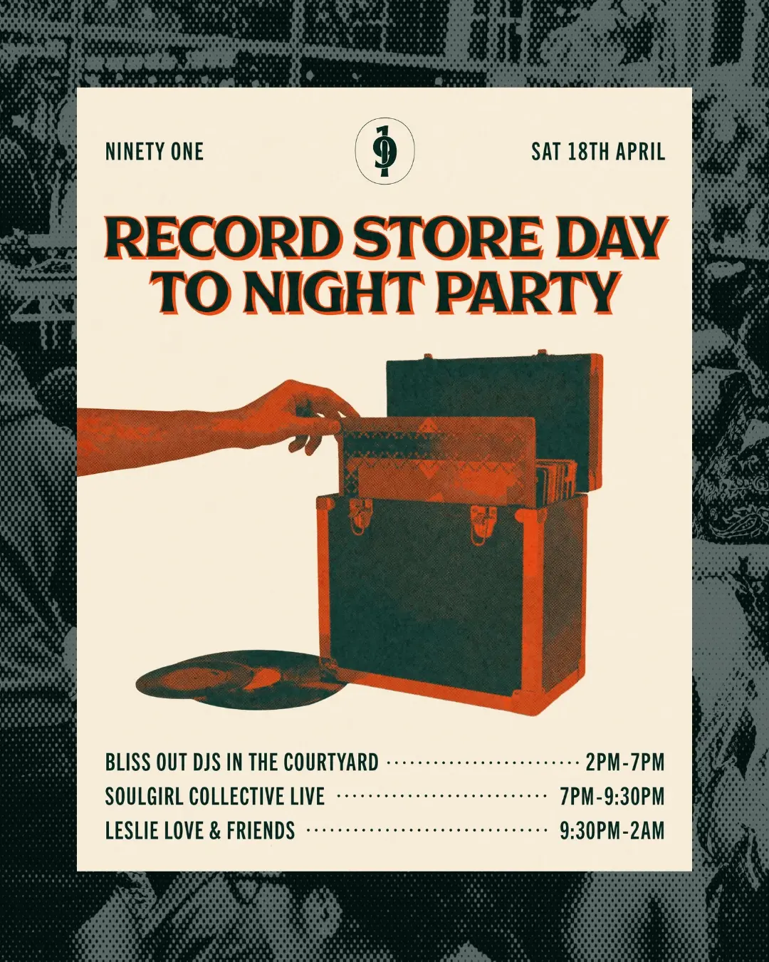 91's Record Store Day to Night Party