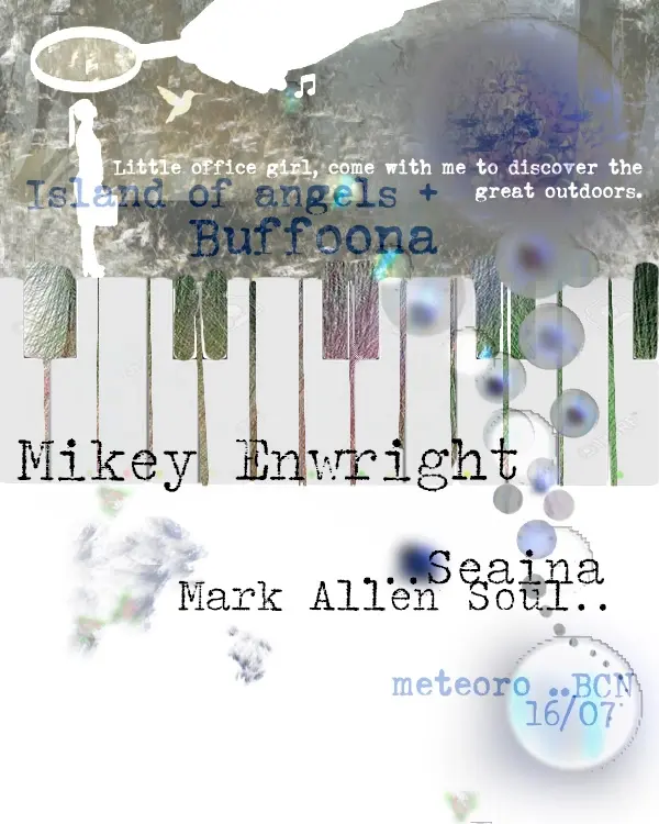Buffoona + Island of Angels: Mikey Enwright