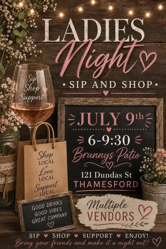 Ladies Night Sip & Shop