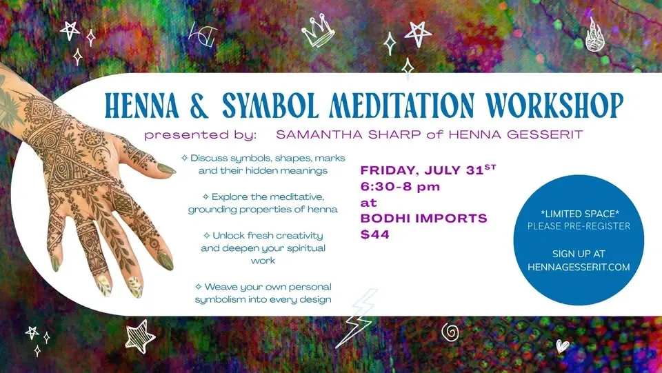 Henna & Symbol Meditation Workshop