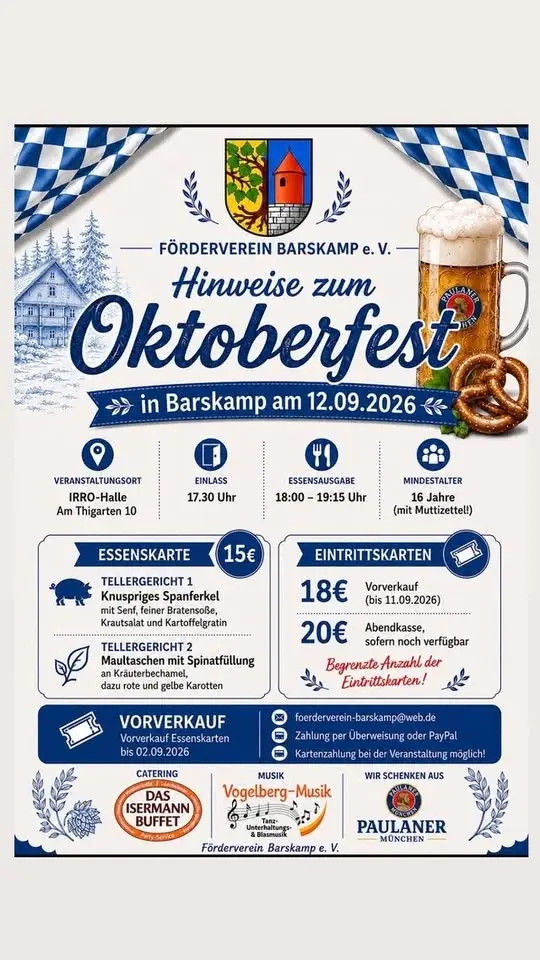 Oktoberfest in Barskamp