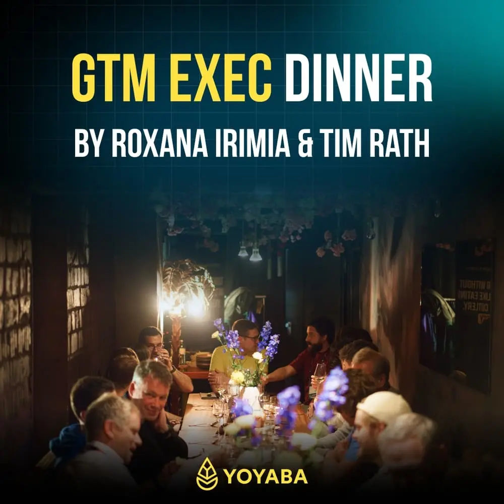 GTM Exec Dinner by Roxana Irimia & Tim Rath