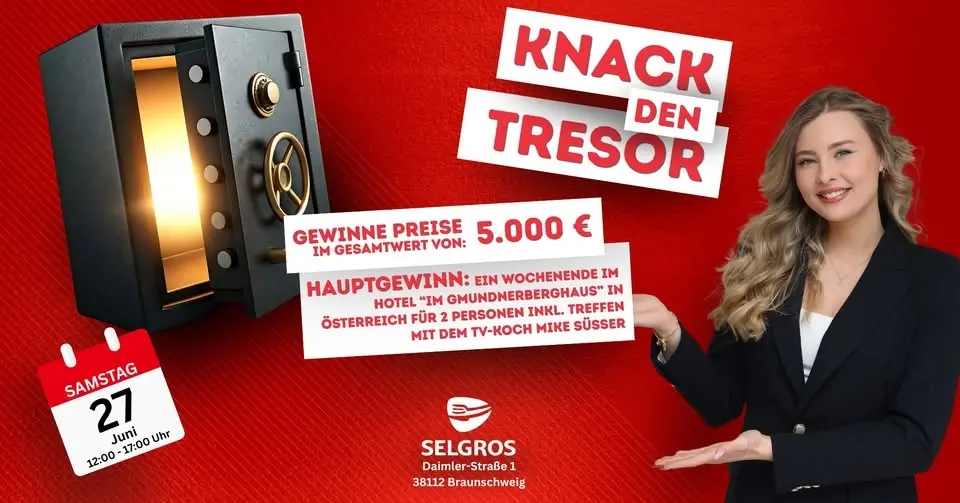 🔐 KNACK DEN TRESOR – Gewinne im Wert von 5.000 €!