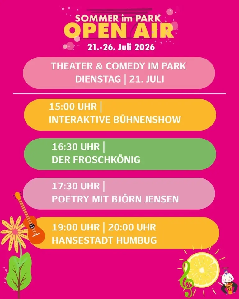 Sommer im Park | Theater & Comedy im Park 