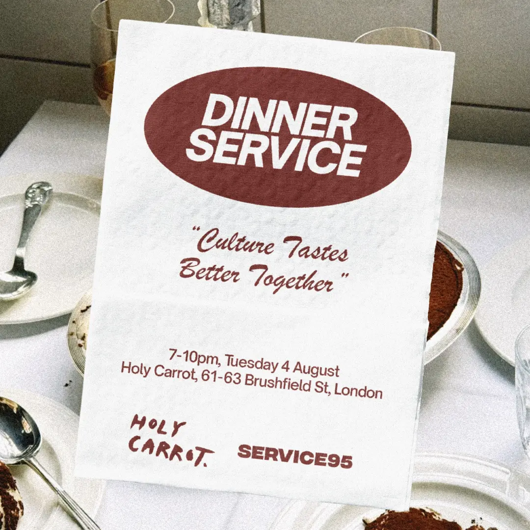 Service95 Dinner Service x Holy Carrot