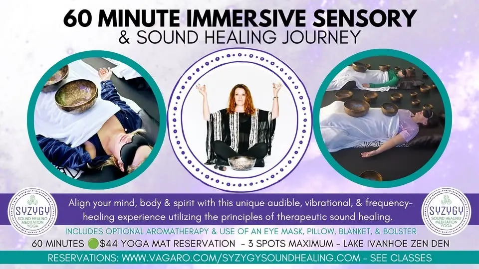 60 Minute Immersive Sensory & Sound Healing Journey