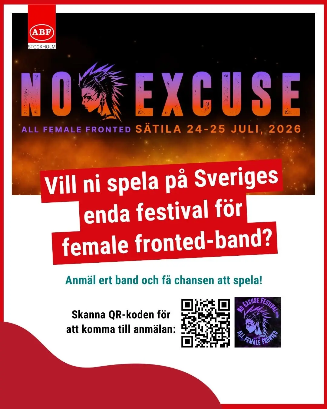 No Excuse Festival – All Female Fronted