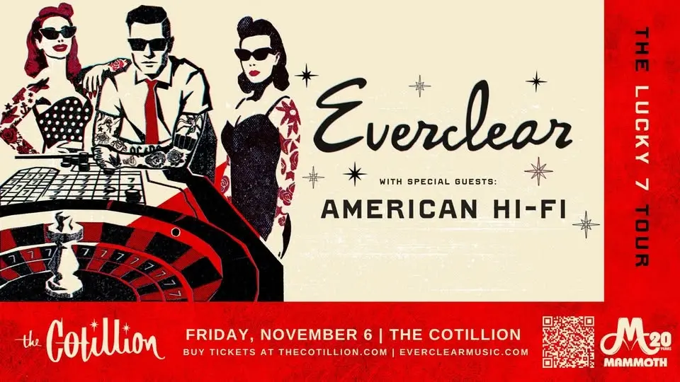 Everclear - Lucky 7 Tour · November 6 · The Cotillion · Wichita, KS
