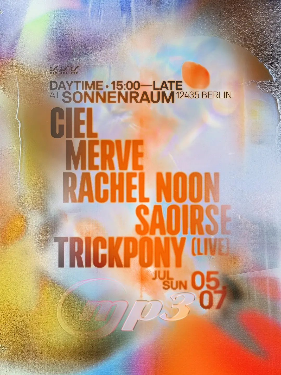 mp3 w/ Saoirse, Trickpony (live), Ciel & Merve 