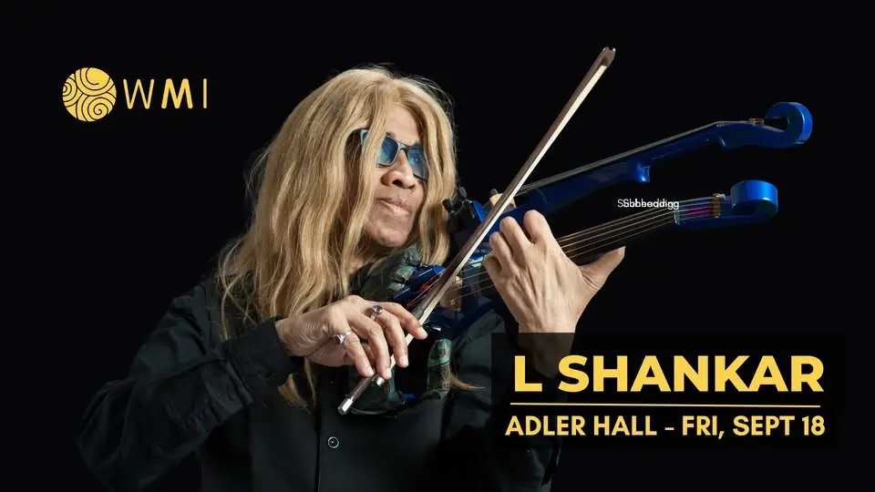 L SHANKAR AT ADLER HALL NYC - SEPT 18