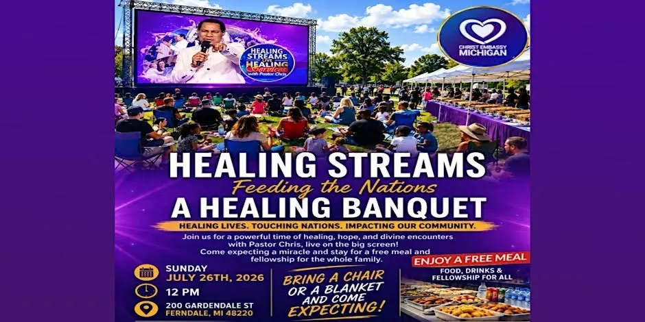 FREE FOOD | FREE REGISTRATION | HEALING STREAMS: FEEDING THE NATIONS- A HEALING BANQUET