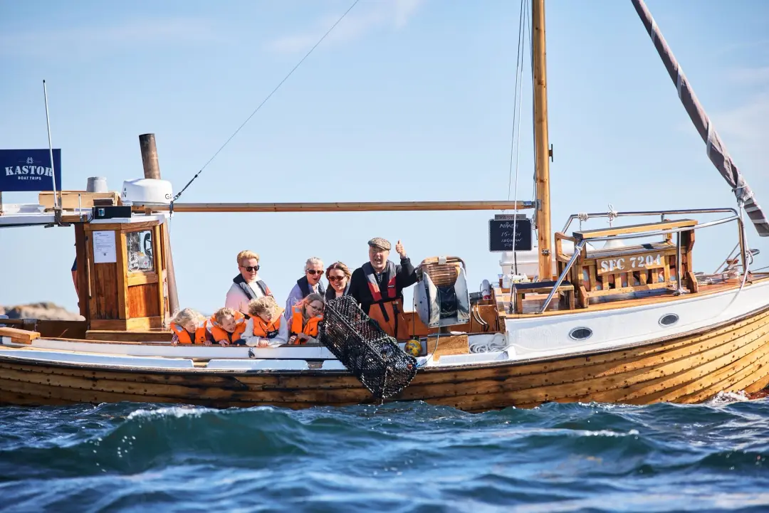 Guidad båttur med krabbfiske