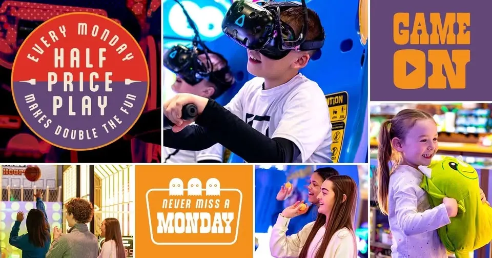 Half Price Monday!  Half Price Games,  Double the FUN!