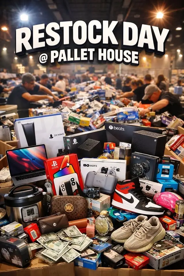 RESTOCK DAY @ PALLET HOUSE