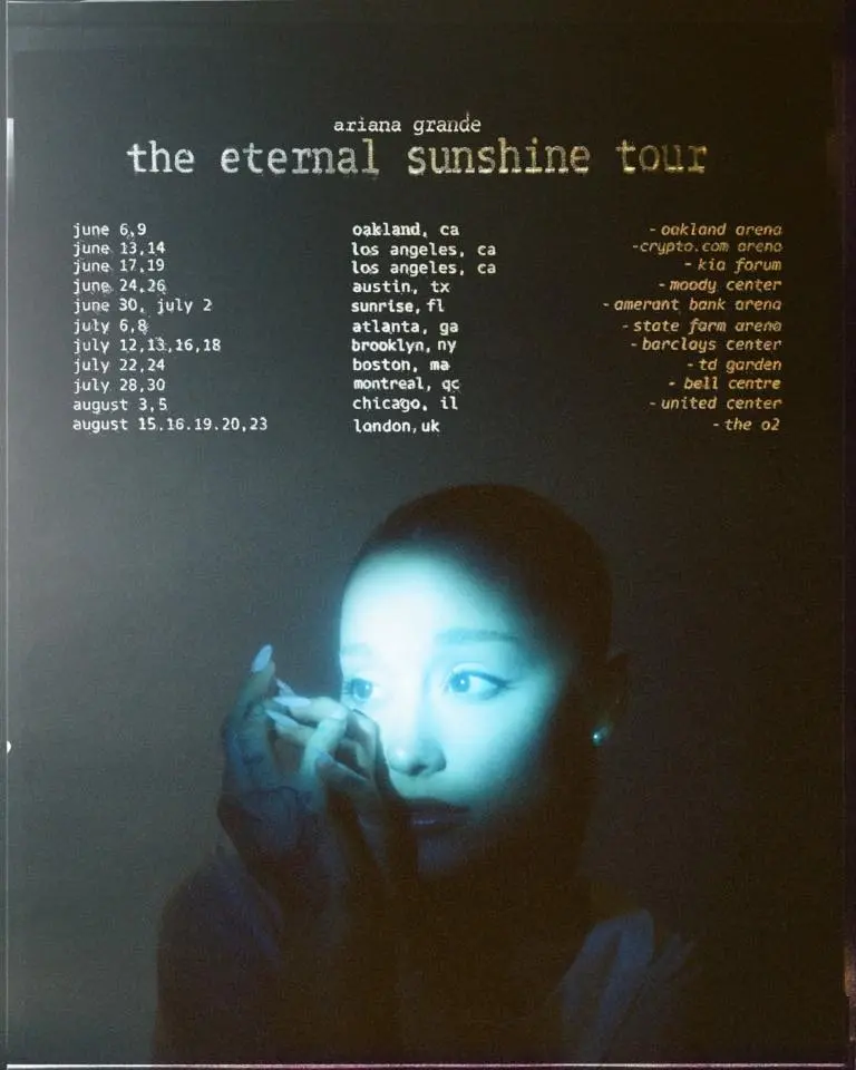 eternal sunshine tour 