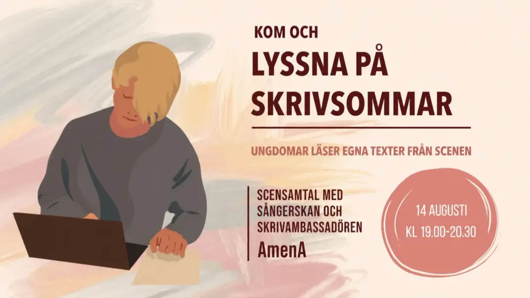 I Foajén: Lyssna på skrivsommar