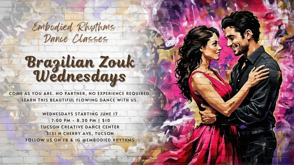 Brazilian Zouk Wednesdays - Embodied Rhythms Dance Classes