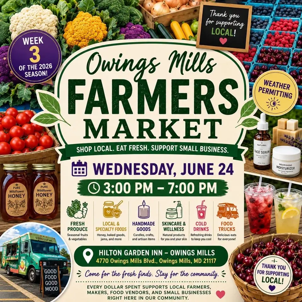 Owings Mills Farmers Market- Week 3