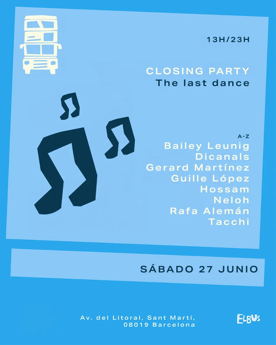 (free tickets) elbus - tha last dance (closing party)