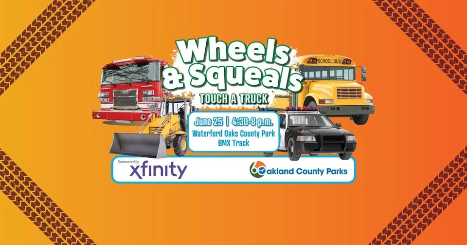 Wheels and Squeals - Touch-a-Truck event