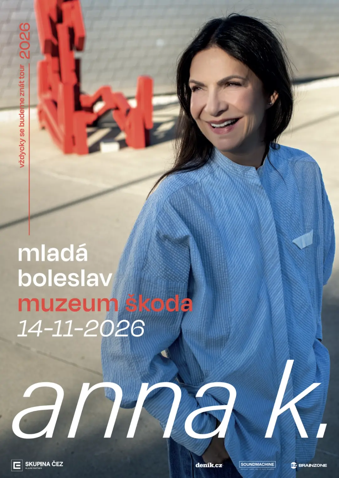 ANNA K. Vždycky se budeme znát tour | Mladá Boleslav