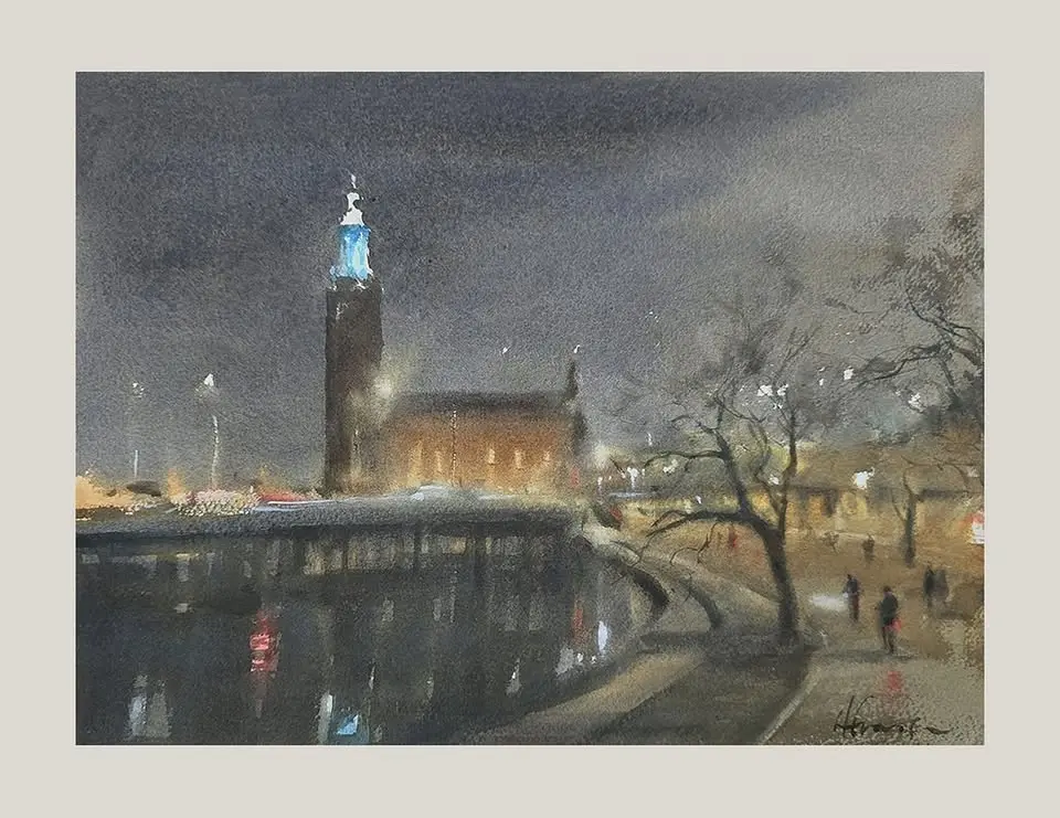 Måla plein air i Stockholm med Andy Evansen
