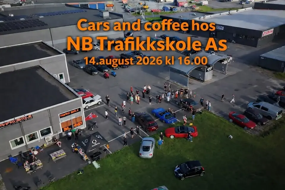 Cars and coffee hos NB Trafikkskole AS