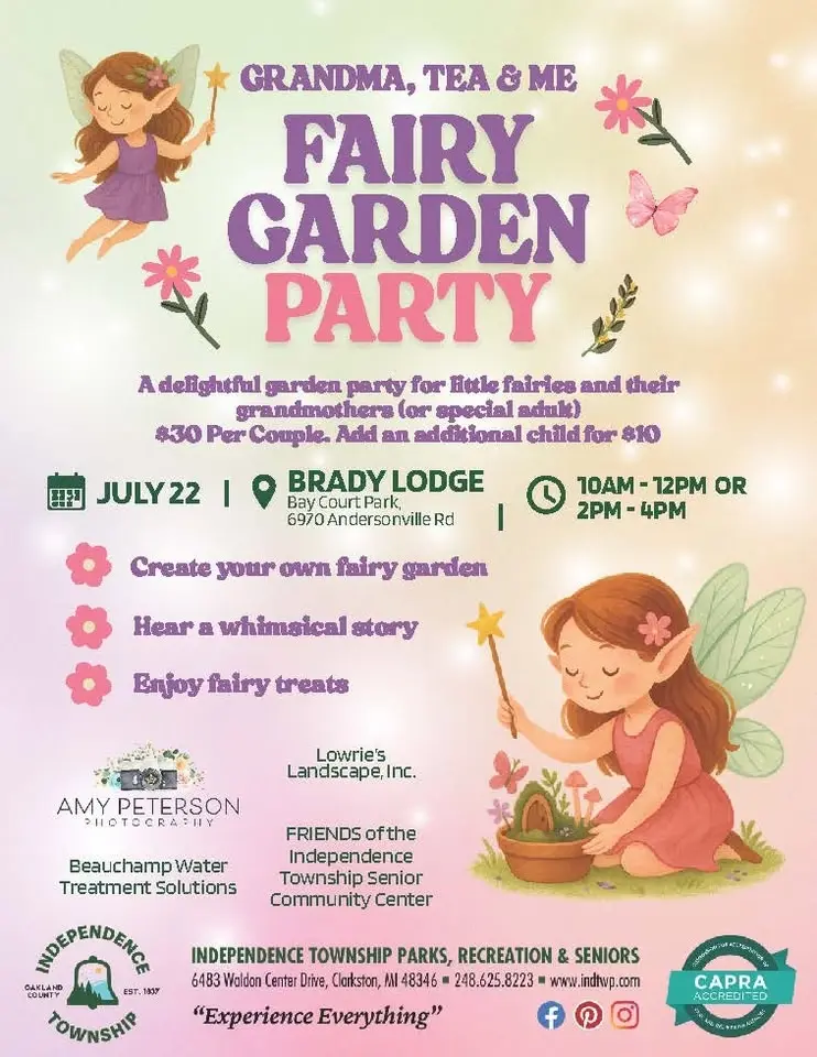 Grandma Tea & Me Fairy Garden Party
