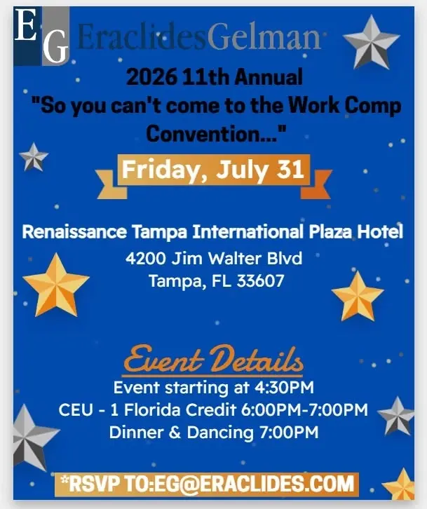 So You Can’t Come to the Work Comp Convention