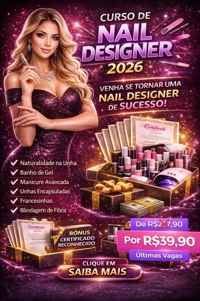 Curso design de unhas 