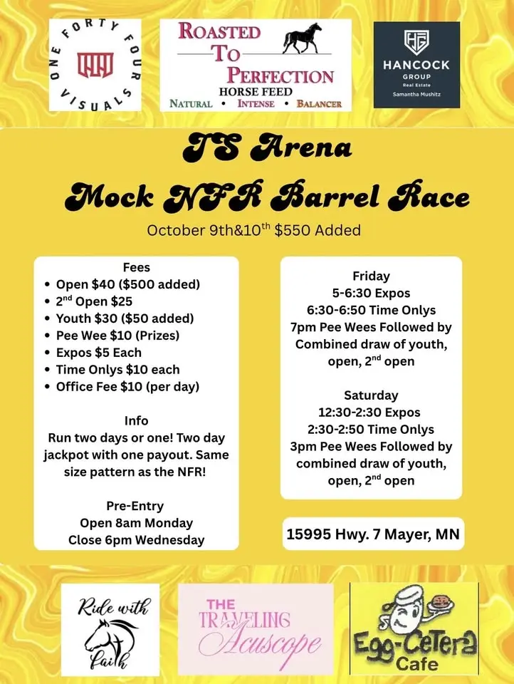 Mock NFR Barrel Race 