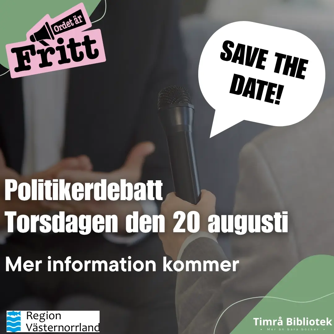 Partidebatt inför valet 2026
