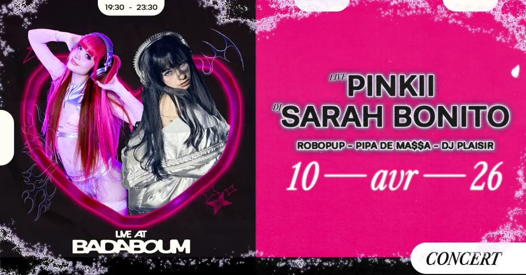 Concert — PiNKII, Sarah Bonito