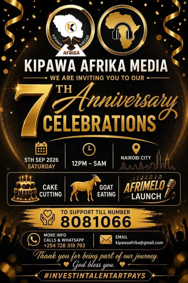 KAM 7TH ANNIVERSARY 5Th 6th Sep 2026. Nairobi.