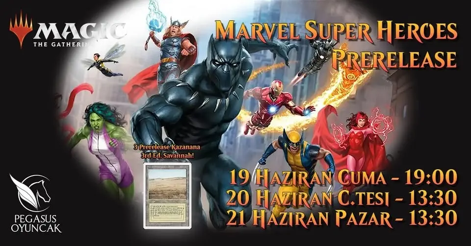 Marvel Super Heroes Prerelease - Cumartesi