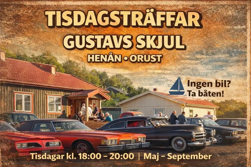 Tisdags träffar Gustavs Skjul Hånån
