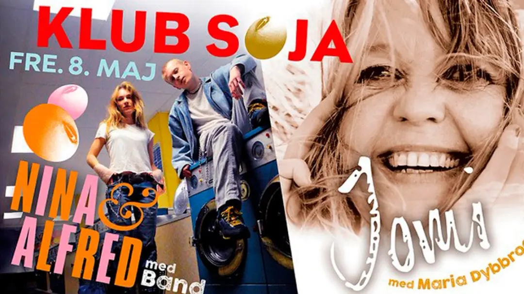 Klub Soja: Jomi med Maria Dybbroe +Jonas Emanuel m. Speciel Guest Tigermor