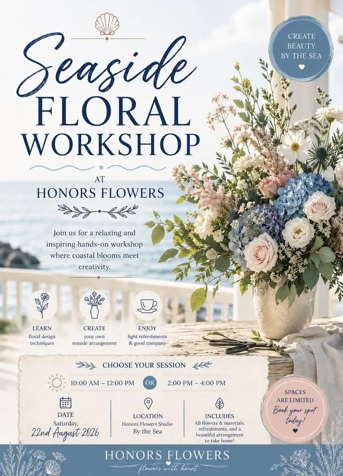 Seaside Floral Workshop 