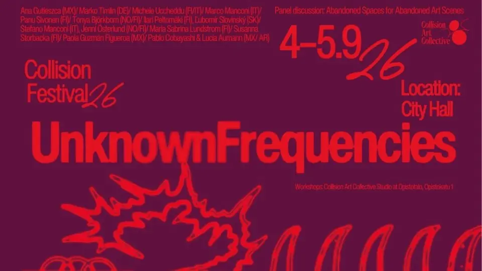 Collision Festival 2026 "Unknown Frequencies"